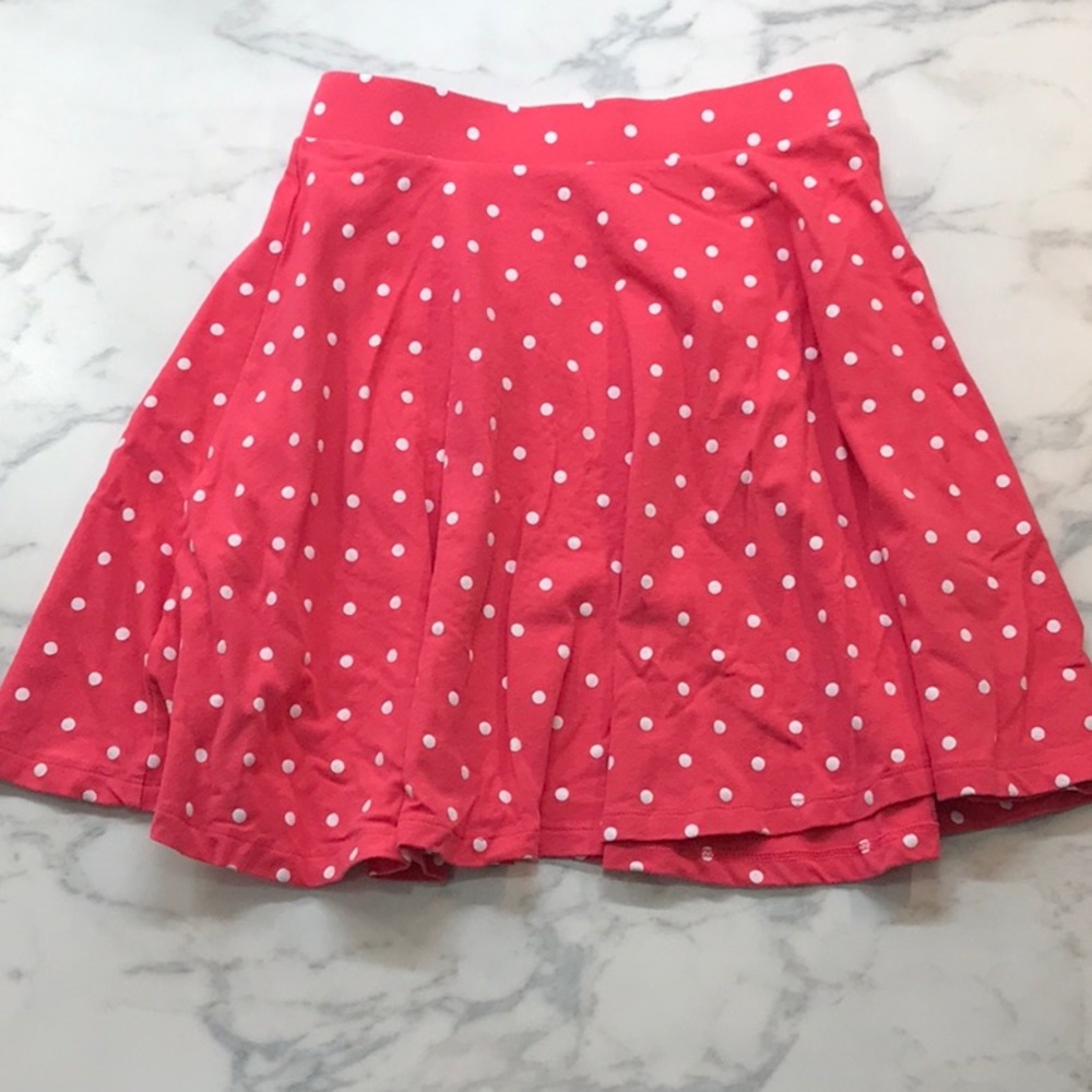 SO polka dot skater skirt